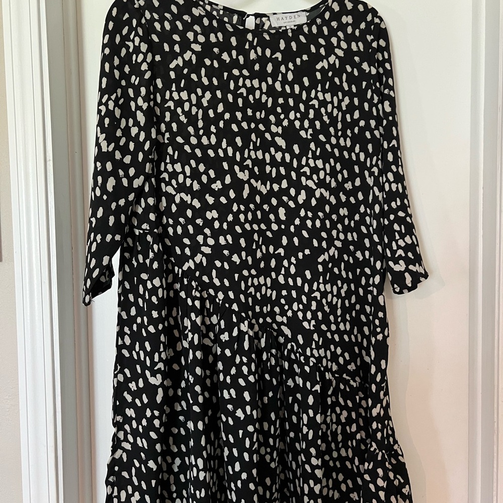 Hayden Black and White Mini Dress